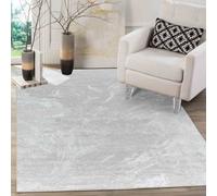 Smart Living Modern Soft Carved Area Rug, Living Room Carpet, Kitchen Floor, Bedroom Soft Rugs 80Cmx150Cm- Serenity (268 Stone)