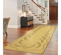 B&Q Smart Living Gel Mat Ovalack – Non-Slip, Machine-Washable – Ochre 80 x 150 cm