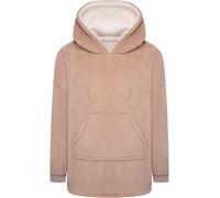 Smart Living Oversized Coral Fleece Blanket Hoodie for Warmth & Comfort in Pink | Size: Medium/Large Smart Living Pink M/L