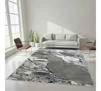 Smart Living Parma Modern Shimmer Rug - Blue - 120cm x 170cm (4ft x 5.5ft)