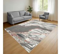 Smart Living Parma Modern Shimmer Rug - Pink - 200cm x 290cm (6.5ft x 9.5ft)