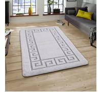 Plain Machine Washable Non Slip Door Entrance Mats:60x220cm / Silver