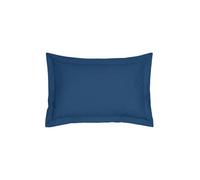Smart Living Polycotton Oxford Pillowcases Pair 48X74Cm Flanged Bedding - Blue