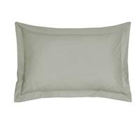 Smart Living Polycotton Oxford Pillowcases Pair 48X74Cm Flanged Bedding - Natural