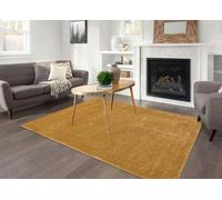 Smart Living Polyester Shaggy Rug - Gold - 80cm x 150cm (2.6ft x 5ft)