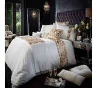 Smart Living Premium Polycotton Katie Duvet Cover With Pillowcases In Cream Cream