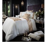 Smart Living Premium Polycotton Katie Duvet Cover With Pillowcases in Cream | Size: Double Smart Living Cream Double