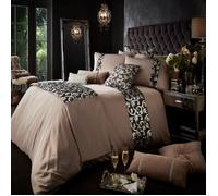 Smart Living Premium Polycotton Katie Duvet Cover With Pillowcases in Light Sand | Size: Double Smart Living Light Sand Double