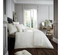 Smart Living Premium Venice Duvet Cover With Pillowcases in Cream | Size: Double Smart Living Cream Double
