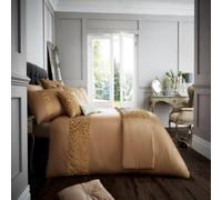 Smart Living Premium Venice Duvet Cover With Pillowcases in Gold | Size: Double Smart Living Gold Double