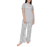 Smart Living Printed Pyjama Set - Soft, Stylish & Perfect For Everyday Wear In Grey Grey L
