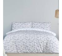 Smart Living Luxury Reversible Polyester Easy Care Bedding Quilt Cover, Textured Duvet Cover Set, Bed Covers - Circle Geo