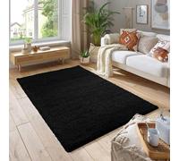 Smart Living Shaggy Rug - Black - 60cm x 220cm (2ft x 7.2ft)