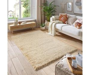 Smart Living Shaggy Rug - Light Beige - 120cm x 170cm (4ft x 5.5ft)