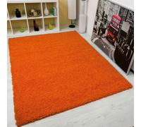 Smart Living Shaggy Rug - Orange - 60cm x 220cm (2ft x 7.2ft)