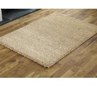 Smart Living Shaggy Soft Thick Area Rug, Living Room Carpet, Kitchen Floor, Bedroom Soft Rugs 120Cm X 170Cm - Light Beige