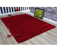 Smart Living Shaggy Soft Thick Area Rug, Living Room Carpet, Kitchen Floor, Bedroom Soft Rugs 60Cm X 110Cm - Red