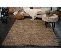Smart Living Soft Fluffy 5cm Thick Pile Shaggy Area Rugs for Living Room, Bedroom in Beige | Size: 80 cm x 150 cm Smart Living Beige 80 cm x 150 cm
