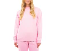 Smart Living Soft & Casual Pullover Cozy Crew Neck Sweatshirt In Pink Pink XS