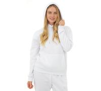 Smart Living Soft & Cozy Over The Head Pullover Cotton Blend Hoodie In White White