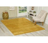 Smart Living Soft Shaggy Rug - Gold - 60cm x 110cm (2ft x 3.5ft)