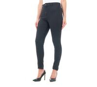 Smart Living Stylish Skinny Fit High Waisted Denim Jeans In Black Black