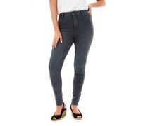 Smart Living Stylish Skinny Fit High Waisted Denim Jeans In Grey Grey