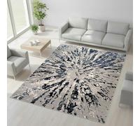Smart Living Sunset Modern Shimmer Rug - Blue - 200cm x 290cm (6.5ft x 9.5ft)