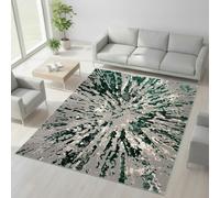 Smart Living Sunset Modern Shimmer Rug - Emerald - 80cm x 150cm (2.6ft x 5ft)