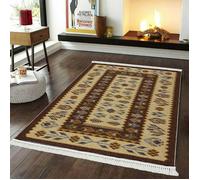 Smart Living Luxury Traditional Design Soft Reversible Washable Aybak Rug - 120Cm X 170Cm - Red