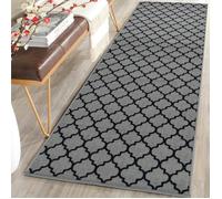 Smart Living Trellis Gel Mat - Grey Black - 80cm x 150cm (2.6ft x 5ft)