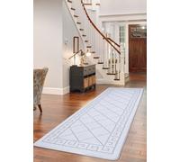 Smart Living Tribela Heavy Duty Machine Washable Hallway Kitchen Non Slip Door Mat in Silver | Size: 40 cm x 60 cm Smart Living Silver 40 cm x 60 cm