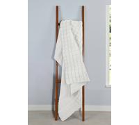 Sleepdown Quilted Waffle Throw Over Sofa Bed Super Soft Warm Cosy Luxury Blanket Bed Bedspread - Natural - 200cm x 150cm,5056242894315