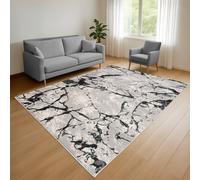 Smart Living Venice Modern Carved Rug - Soft Luxury for Living & Bedroom in Grey | Size: 160 cm x 230 cm Smart Living Grey 160 cm x 230 cm