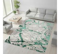 Smart Living Venice Modern Shimmer Rug - Emerald - 160cm x 230cm (5.2ft x 7.5ft)