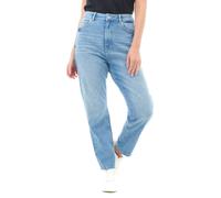 Smart Living Women’S High Rise Cotton Mom Jeans With Pockets - Casual Fit In Mid Blue Mid Blue
