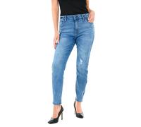 Smart Living Women's Casual Style Classic Stretchy Ripped Skinny Fit Denim Jeans in Mid Blue | Size: 28 Smart Living Mid Blue 28