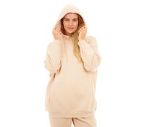 Smart Living Women's Cozy Soft Polycotton Pullover Hoodie with Pocket in Stone | Size: Small Smart Living Stone S