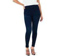 Smart Living Women's High Waist Double Button Skinny Jeans - Mid Wash - 8