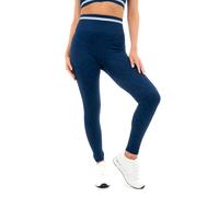 M17 Womens Ladies Leggings Leopard Print Seamless Stretchy Ruched Booty Sportswear Gym Workout Running Yoga Pants (M,Navy)