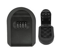 Smart Locck Box - ABS 9.1x4.1x12.6cm | 4 Digit Combination Magnetic Key Lock Box | Password Safe | Outdoor Home Security Storage Boxes | Hidden Keys Holder For Car House Garage Emergencyy Storage