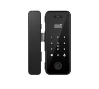 Smart Lock Door Handle, Face Recognition Smart Lock APP WIFI Biometric Electronic Finrprint Unlock Glass Door Lock Office Door,Homes, Offices and Apartments(Framed door)
