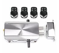 Smart Lock, Electronic Deadbolt Door Lock, Smart Wireless Deadbolt Anti-Theft Remote Control Door Lock with 4 Remote Control, for Home Hotel Apartment