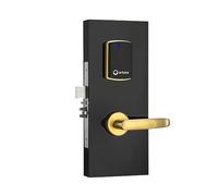 Smart Lock Master Key RFID Key Card Electronic Hotel Smart Door Lock Free Management Software System (Color : Golden)
