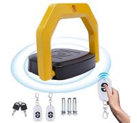 Smart Lock Parking Bollard, Electric Parking Lock mit 2 Remote Control and 2 Keys, Remote Control Parking Barriers, 180° Anti-Collision, IP67 Waterproof, for All Kinds of Parking Lots and Spaces