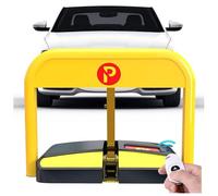 Smart Lock Parking Bollard, Remote Control Automatic Parking Barrier with Car Alarm Function, IP67 Waterproof for Home and Business