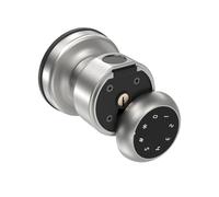 Smart Lock, Smart Aluminum Alloy Globular Door Knobs Lock Rotation Knobset Handle Metal Knob Lock With Key App For Bedroom Living Rooms(Sliver)