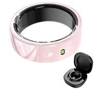 Smart Loop, Pink Ceramic Loop for Women, Sleep and Stress Tracking, Skin Temperature Reading, NFC Access, 5ATM Waterproof, 0.75 in / 19.1 mm Diameter
