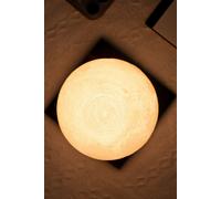 Smart LunaSpin Lamp with Wooden Walnut Base - Mini Gingko Design Multi One Size