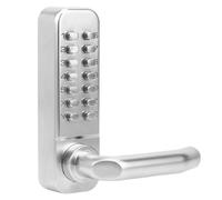 Smart Mechanical Door Lock with Digital Password Entry - Keyless Access for Home Security, Zinc Alloy Home Security Door Handle Lock Waterproof (No Battery Required)